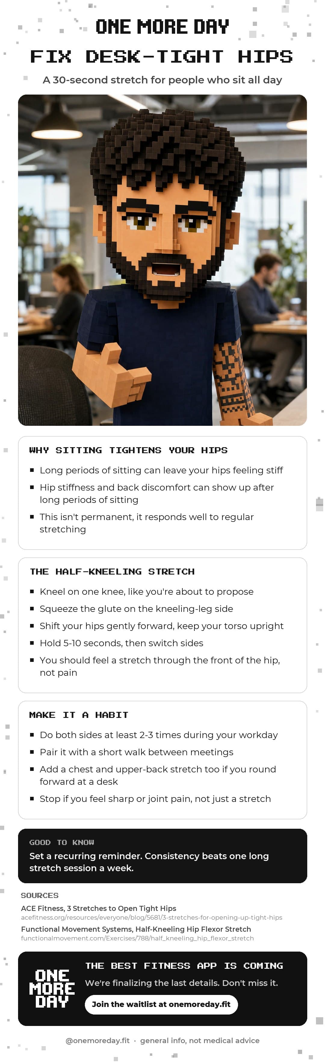 Fix Desk-Tight Hips