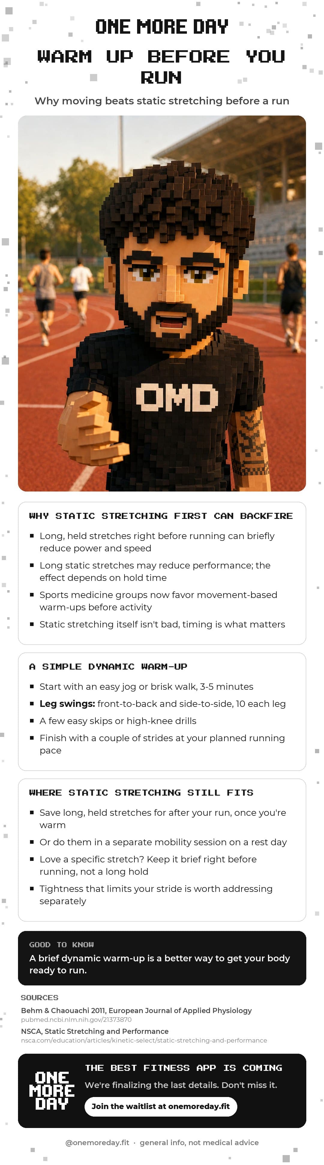 Warm Up Before You Run