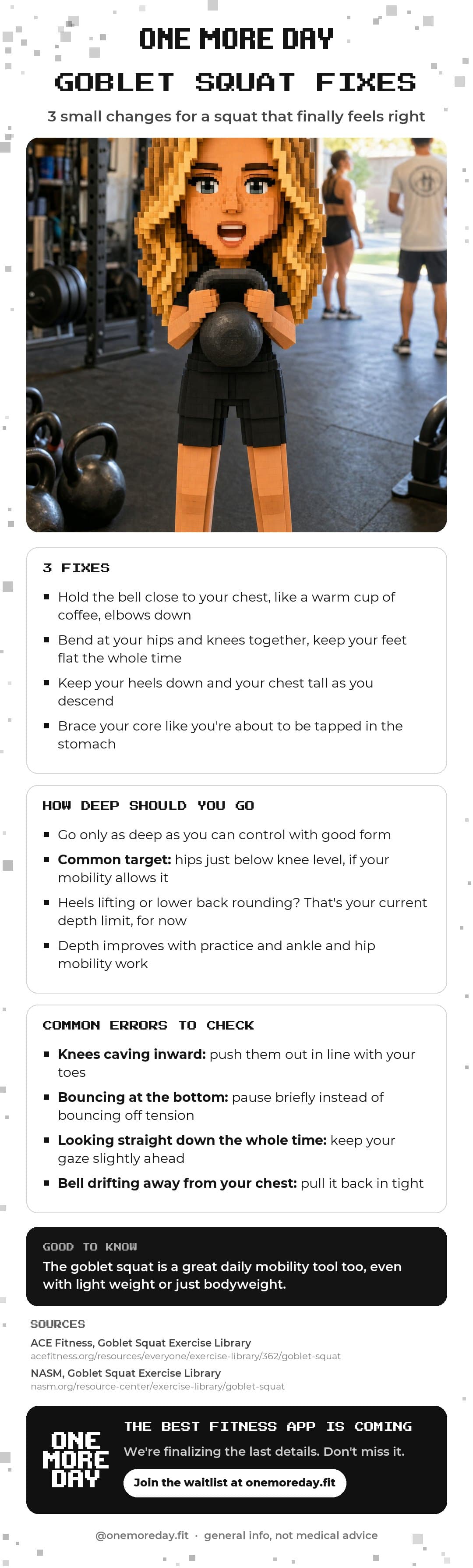 Goblet Squat Fixes