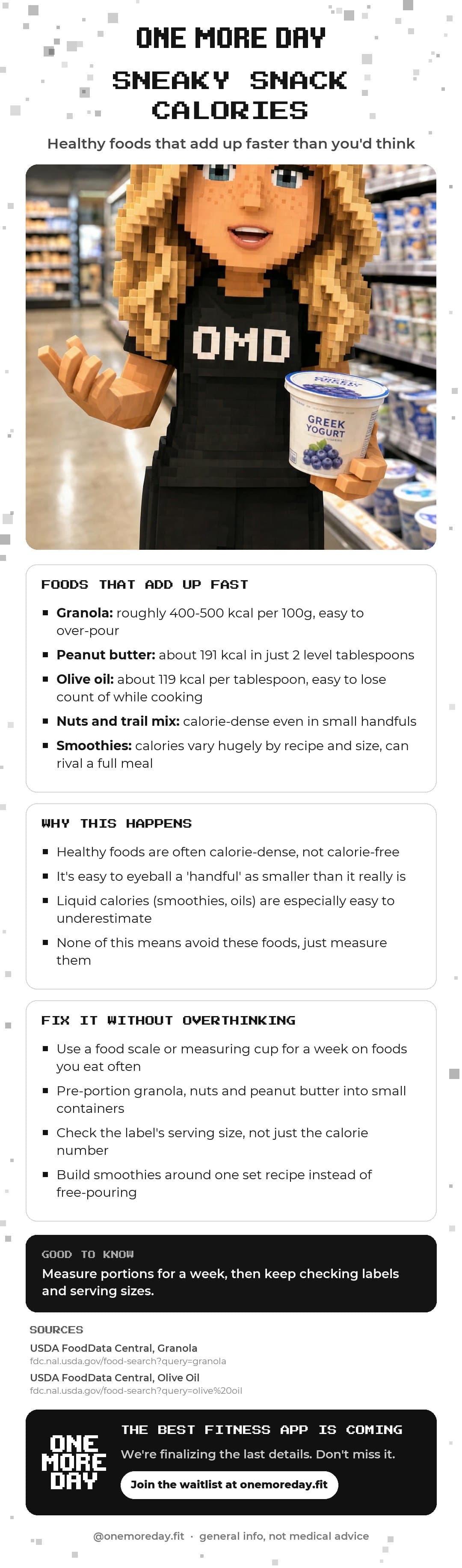 Sneaky Snack Calories