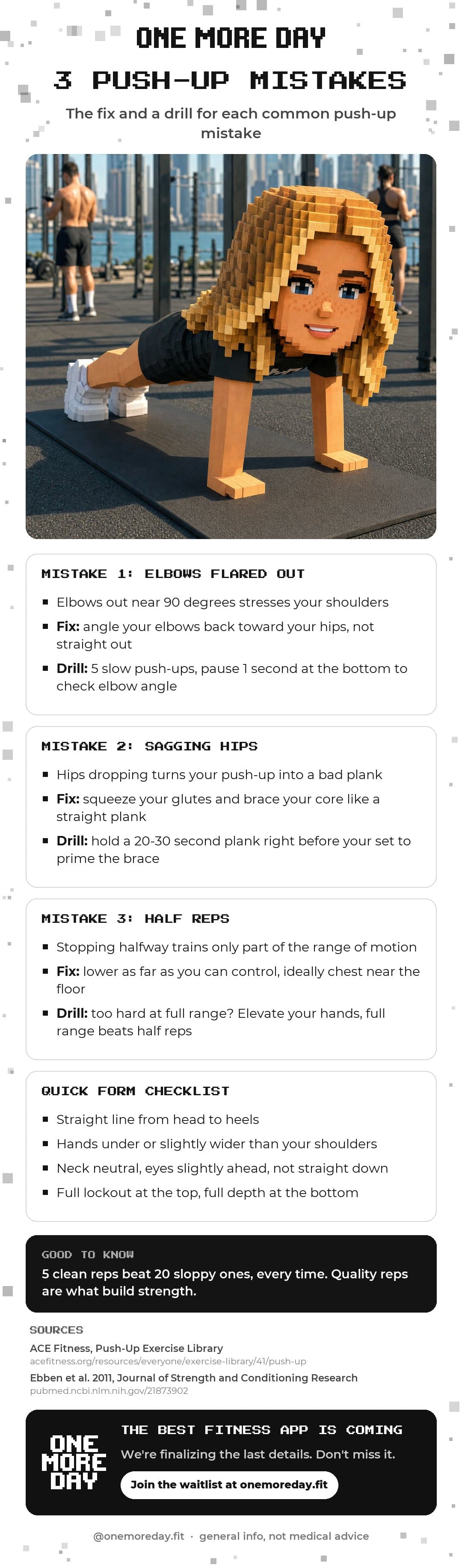 3 Push-Up Mistakes