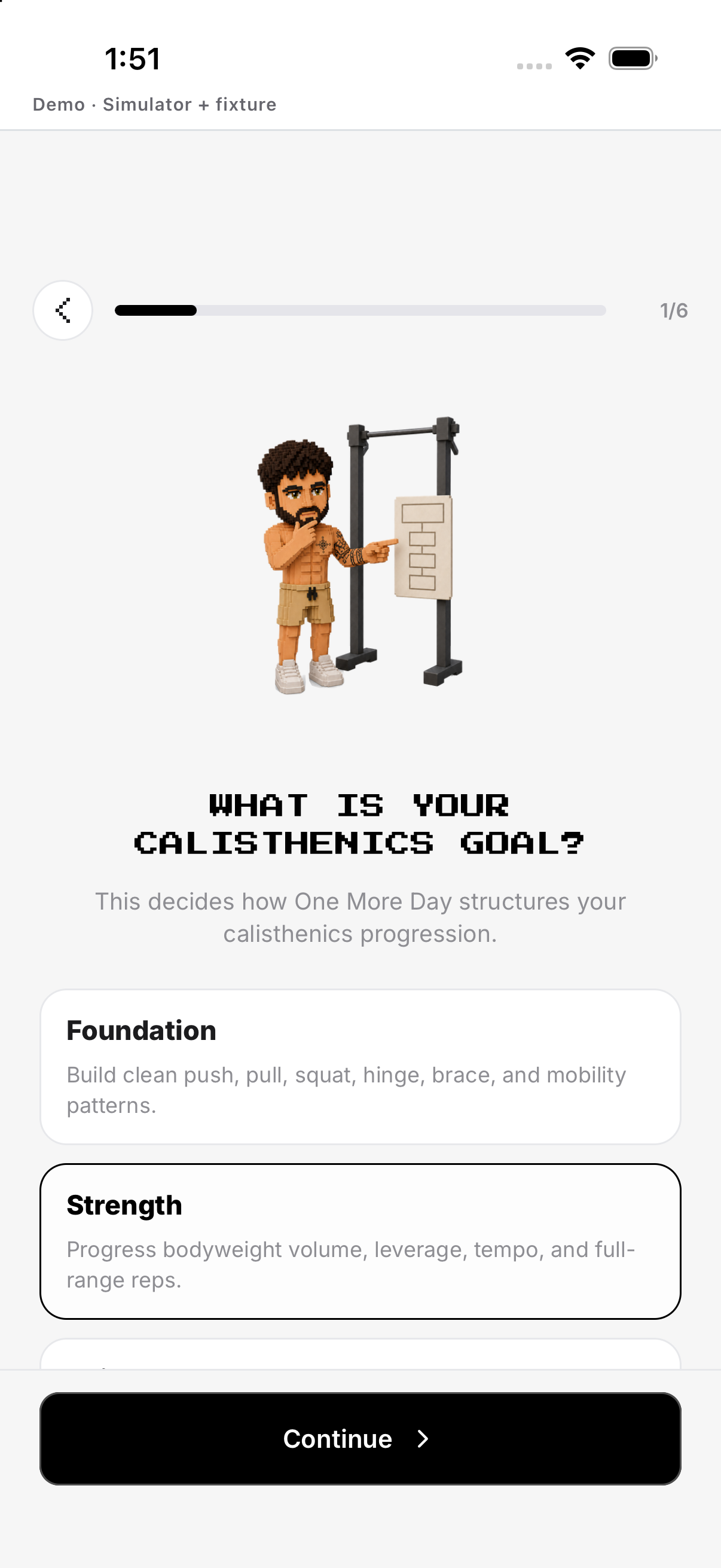 Calisthenics plan home