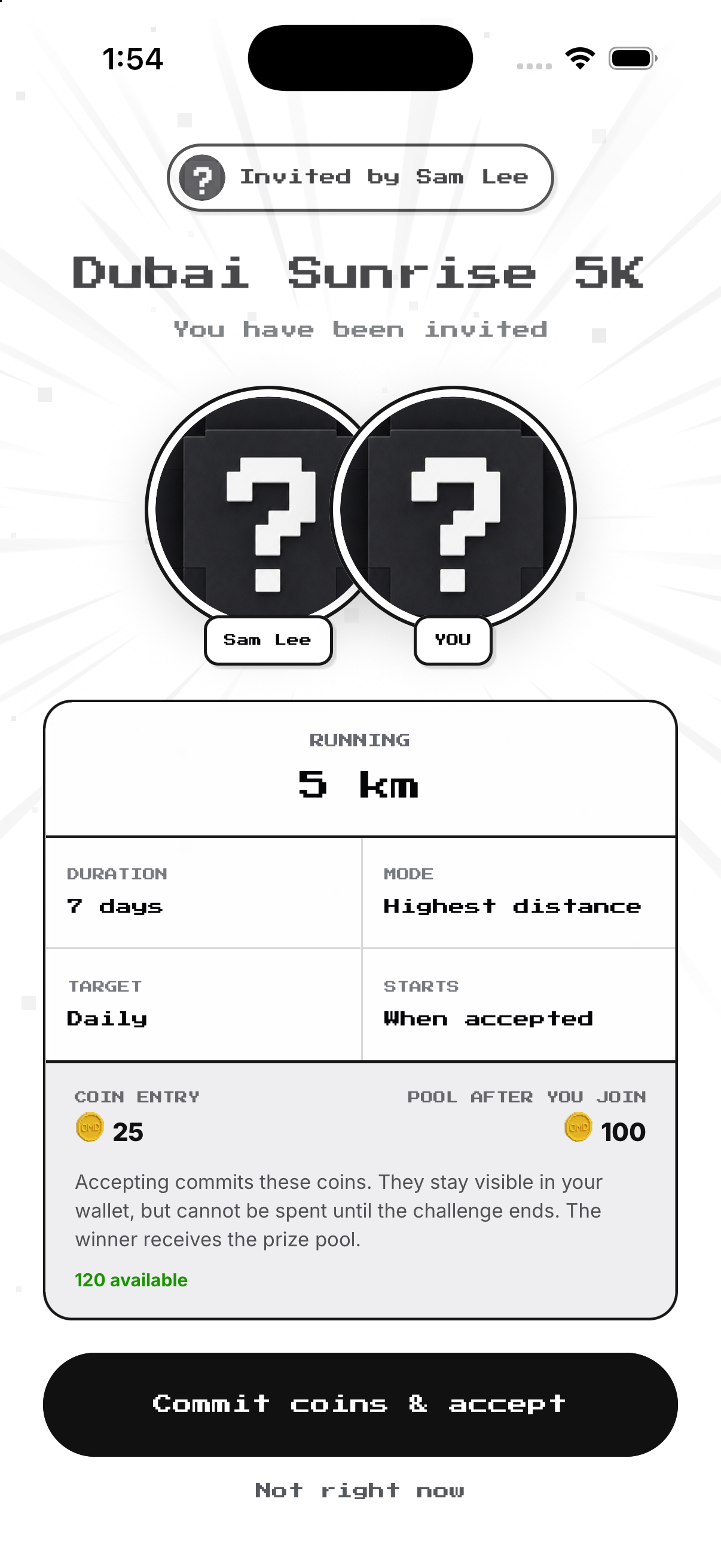 Full invitation; English UI.