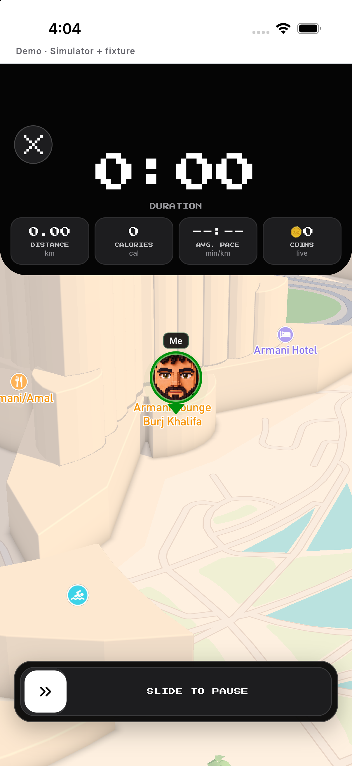 Walk tracking