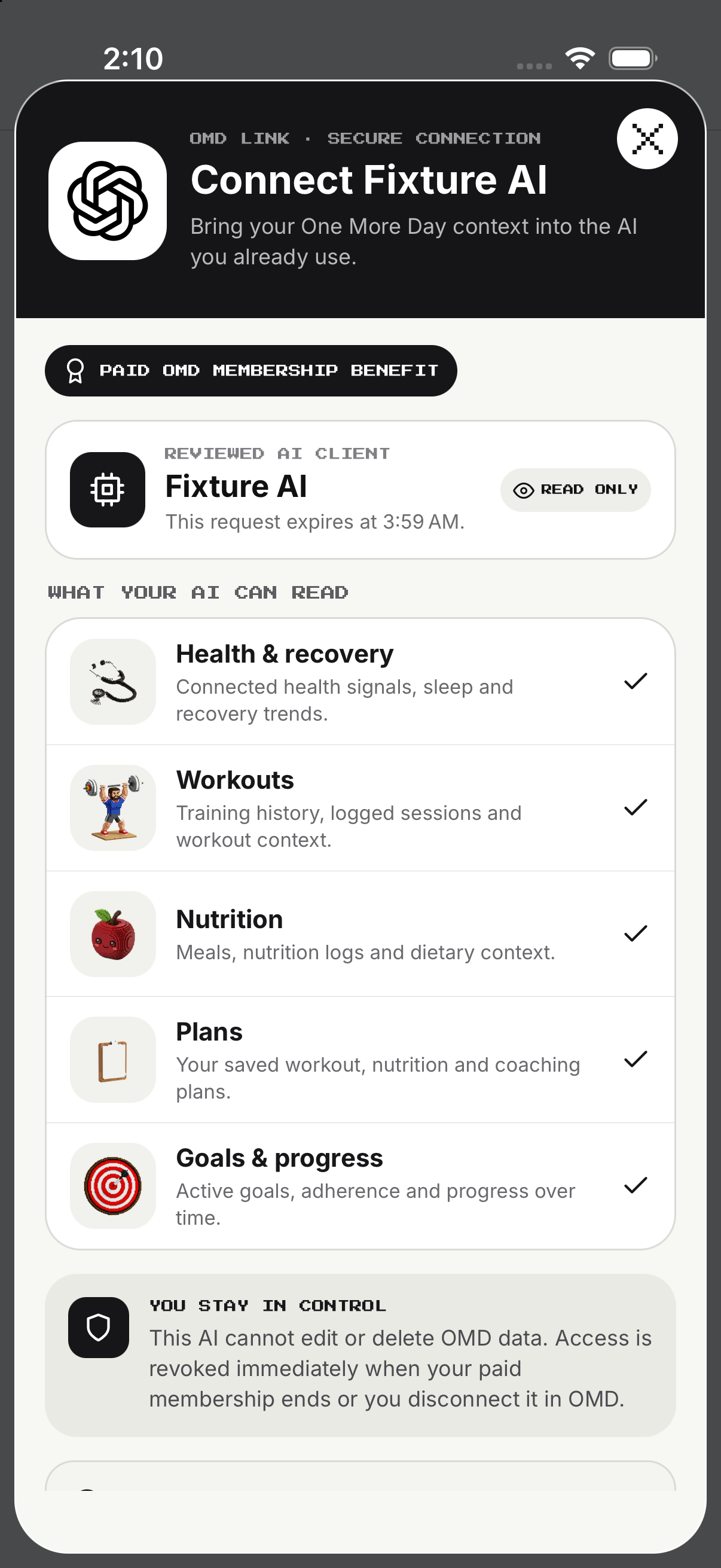 Pending consent; English UI.
