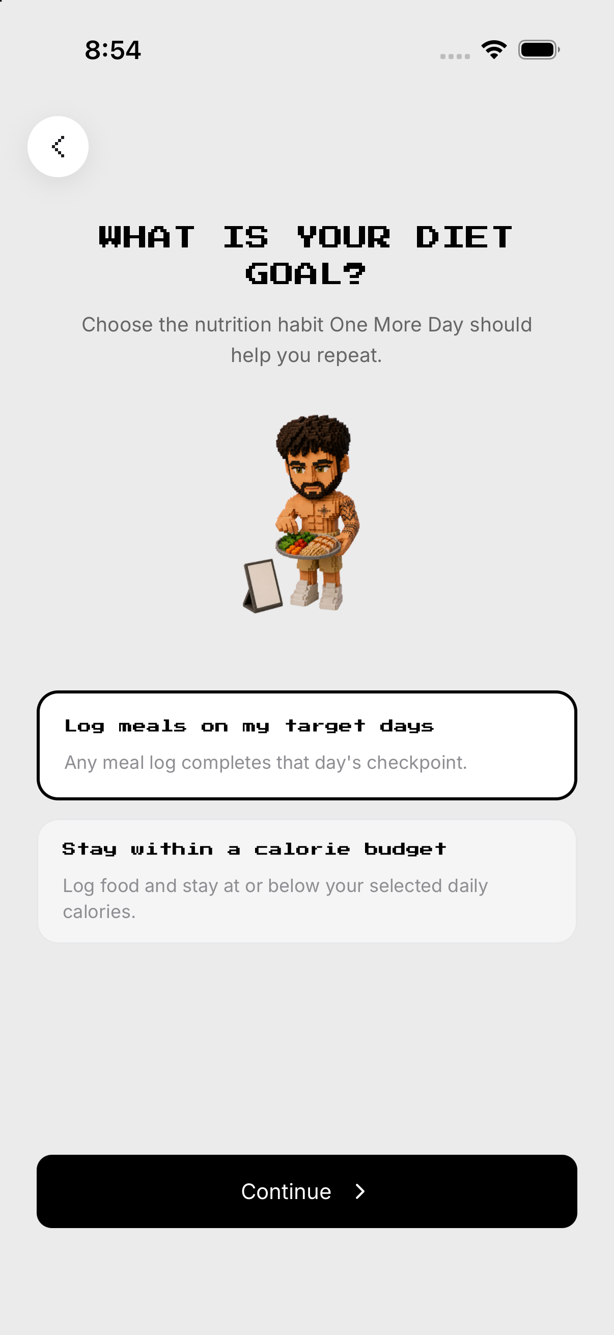 Calorie target