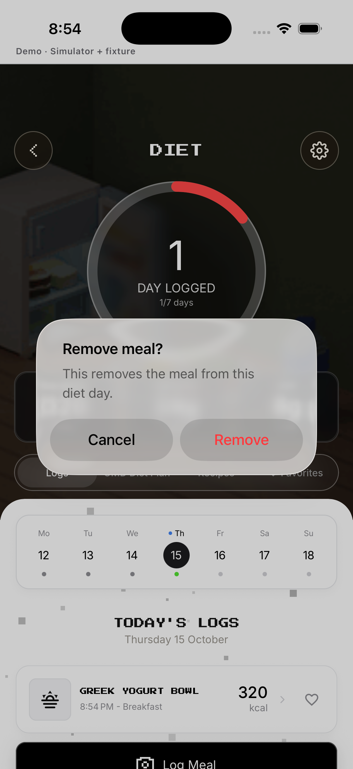Remove confirmation