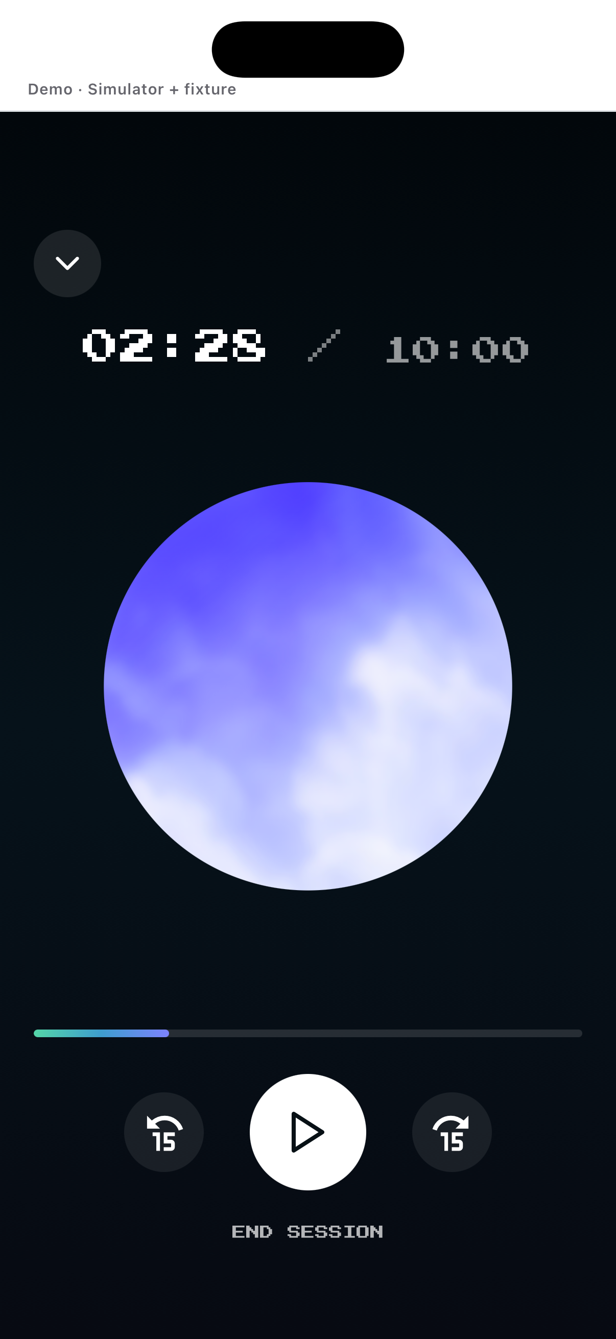 Player paused