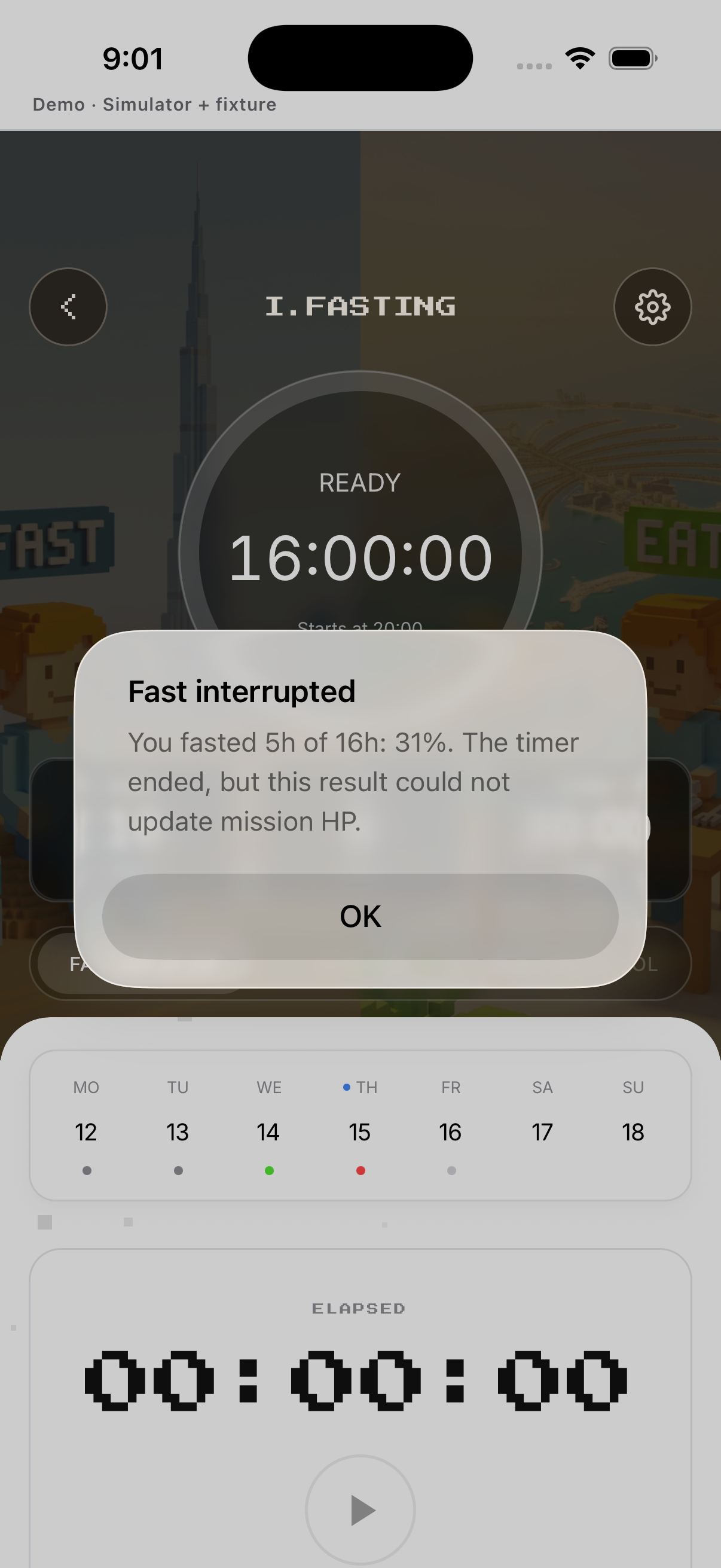 After stopping