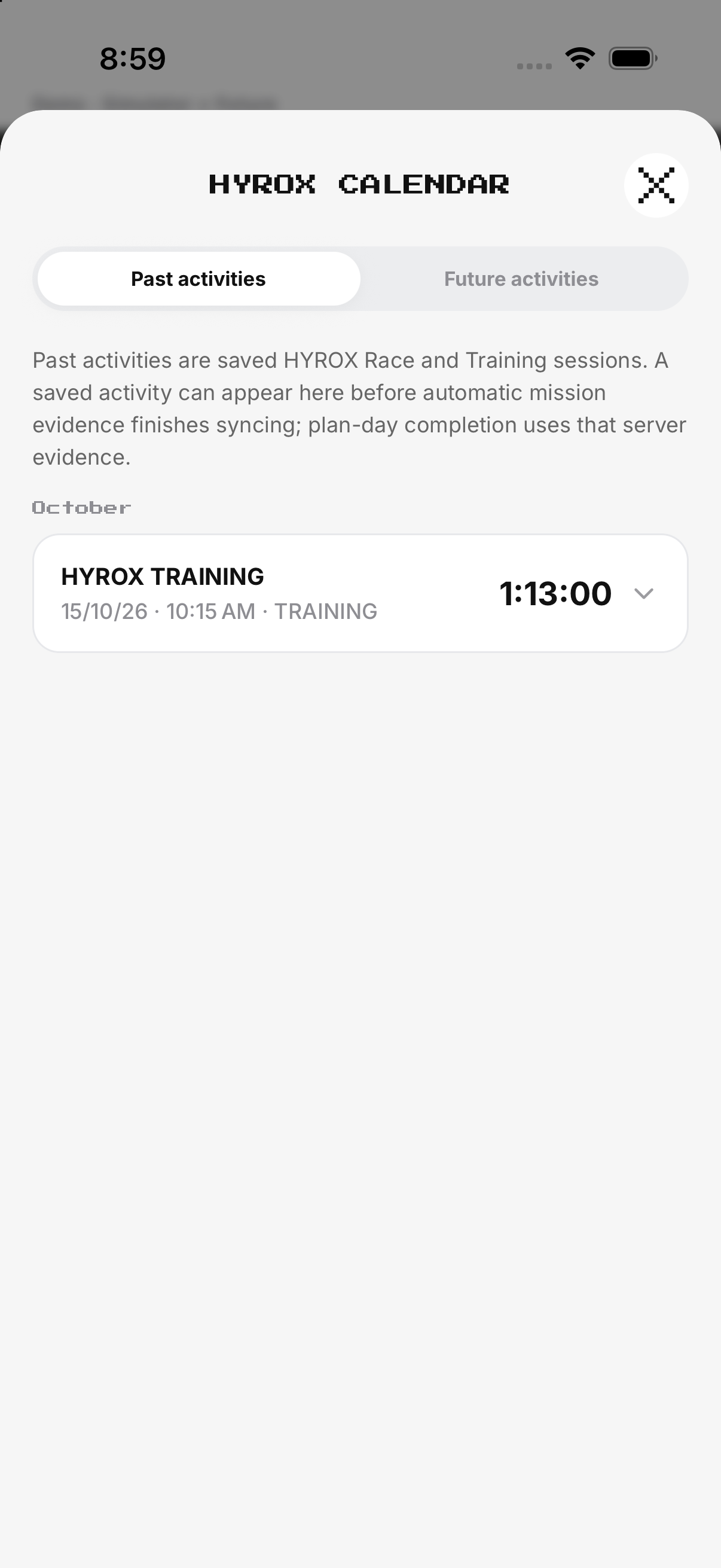 HYROX history summary